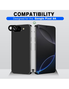 Protector de Lente de Cámara Google Pixel 9A - 2 Unidades HD 2