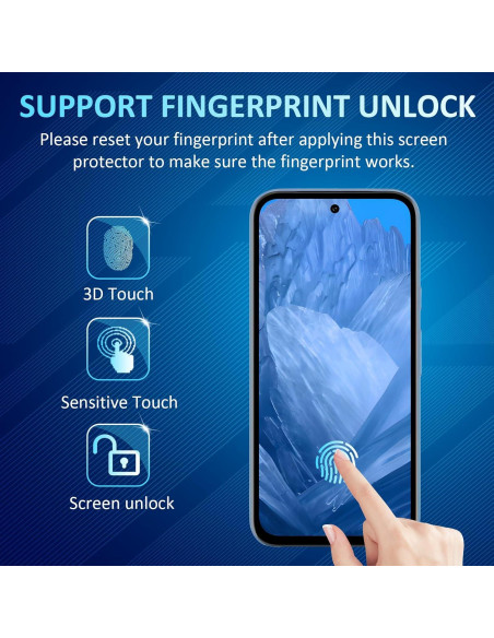 Protector de Pantalla Vidrio Templado para Google Pixel 8a 5G Protector de Pantalla Vidrio Templado para Google Pixel 8a 5G