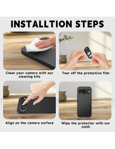 Protector de Lente de Cámara Google Pixel 9A - 2 Unidades HD