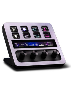 Piel Brillante MightySkins para Elgato Stream Deck + Lila