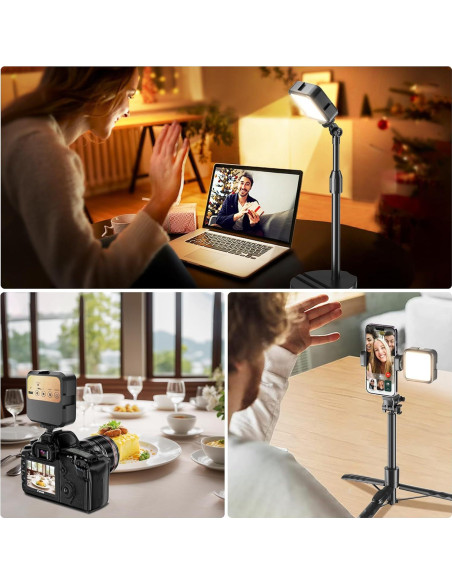 Luz LED Mini Recargable Voinap para Cámara DSLR y GoPro