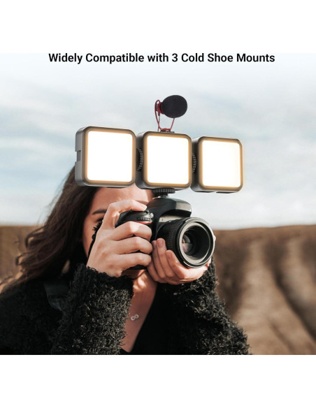 Luz LED Mini Recargable Voinap para Cámara DSLR y GoPro