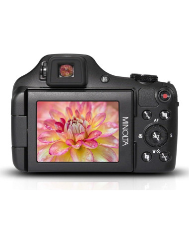Cámara Digital Minolta Pro Shot 20MP - 67x Zoom Óptico, Full HD
