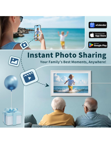 Calendario Digital Canupdog 15.6" Pantalla Táctil HD 2025