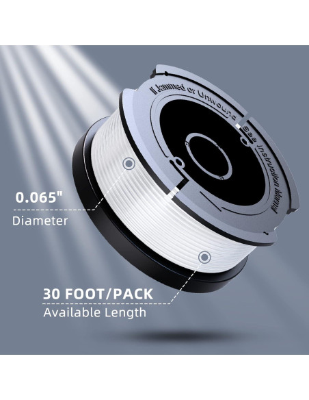 Paquete 10 Cuerdas Desmalezadora Eventronic AF-100 240ft