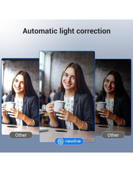 Cámara web 4K Newline NewEye 62 con trípode y micrófonos Cámara web 4K Newline NewEye 62 con trípode y micrófonos