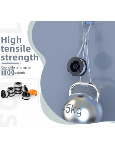 Paquete 10 Cuerdas Desmalezadora Eventronic AF-100 240ft