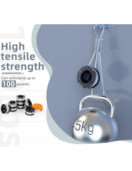 Paquete 10 Cuerdas Desmalezadora Eventronic AF-100 240ft