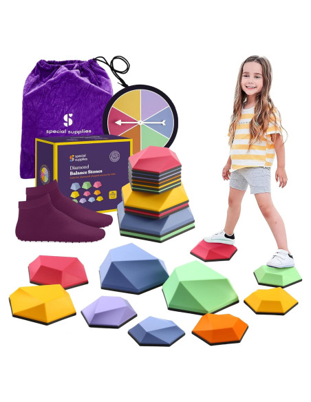 Piedras de Paso Suministros Especiales Multicolor 10 Piezas