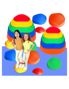 10 Piedras de Equilibrio EDRLAITY Multicolor Antideslizantes