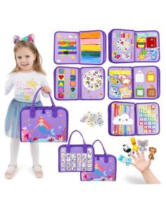 Tablero Ocupado Montessori Esjay para Niños 3 Años+ - Juguete Educativo