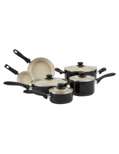 Juego de Ollas y Sartenes Amazon Basics 11 Piezas Cerámica