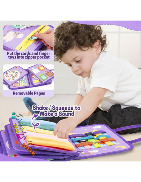 Tablero Ocupado Montessori Esjay para Niños 3 Años+ - Juguete Educativo Tablero Ocupado Montessori Esjay para Niños 3 Años+ - Juguete Educativo