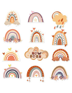 Banderín de Foto de Cumpleaños Arcoíris Jajajuegos 14x13 cm 2