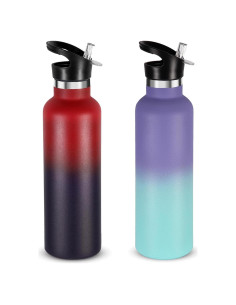 Botellas de Agua Neihepal 2 Piezas 680ml Acero Inoxidable