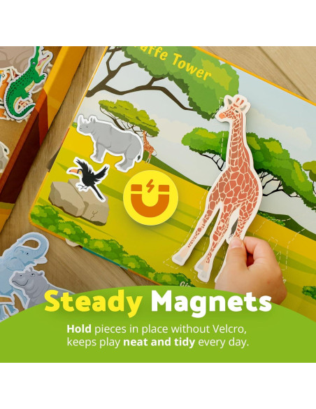 Libro Ocupado Montessori Smarty Sprout Safari 25.4x20.3cm