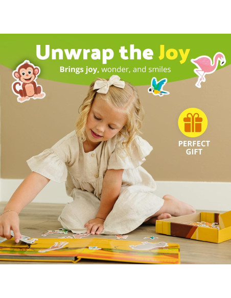 Libro Ocupado Montessori Smarty Sprout Safari 25.4x20.3cm