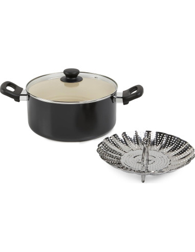 Juego de Ollas y Sartenes Amazon Basics 11 Piezas Cerámica