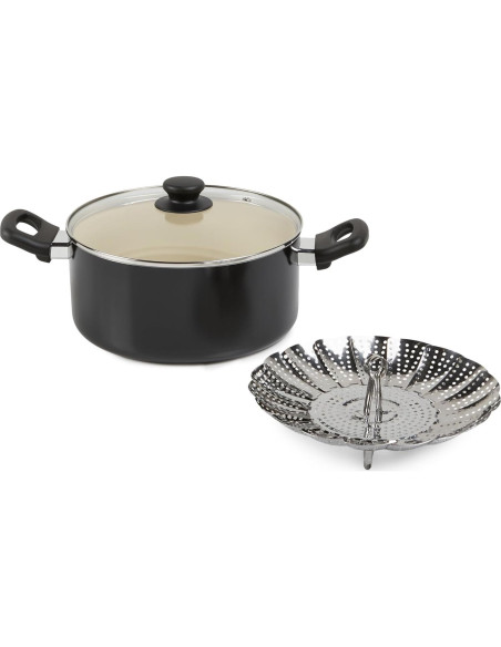 Juego de Ollas y Sartenes Amazon Basics 11 Piezas Cerámica