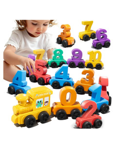 Juego de Tren de Números Magnético JUKUDAHU 0-10 Educativo