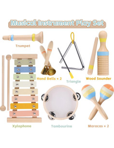 Set de Instrumentos Musicales Montessori Innowis para Niños 2