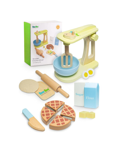 Set de Cocina de Madera Bimi Boo 10 Piezas para Niños