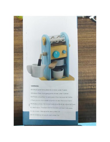 Juego de Cafetera de Madera ICEKO con Molinillo - 11 Piezas