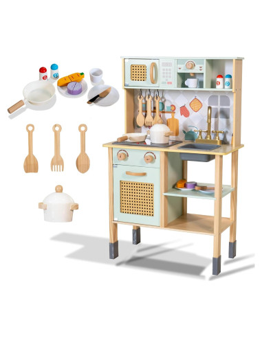 Cocina de Jugar Garsing Verde para Niños 3+ con Sonidos