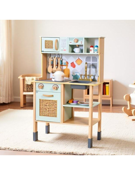 Cocina de Jugar Garsing Verde para Niños 3+ con Sonidos