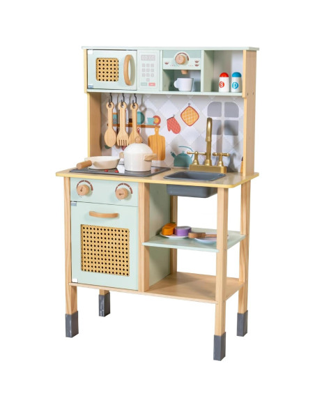 Cocina de Jugar Garsing Verde para Niños 3+ con Sonidos