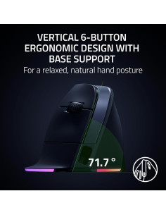 Razer Pro Click V2 Ratón Vertical Inalámbrico Ergonómico 6 Botones 2