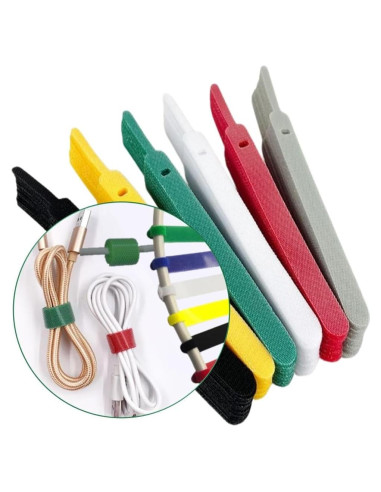 150 Bridas Reutilizables QUALIALL 14.99 cm Nylon Multicolor