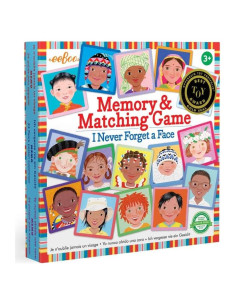 Juego de Memoria Nunca Olvido una Cara eeBoo - 24 Pares