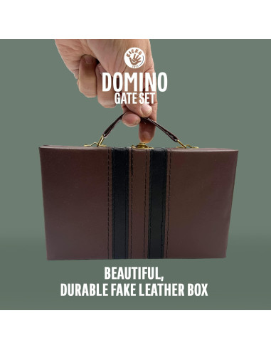 Juego de Dominó Jumbo Kicko - 28 Piezas en Caja de Madera