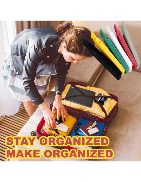 150 Bridas Reutilizables QUALIALL 14.99 cm Nylon Multicolor