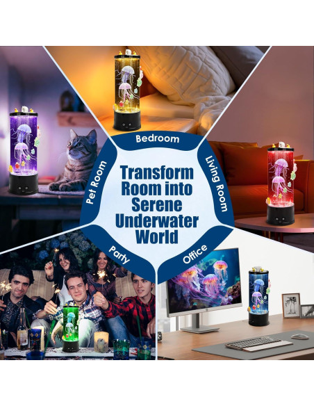 Conjunto Sensorial Muiofang: Panel Montessori + Lámpara Medusas