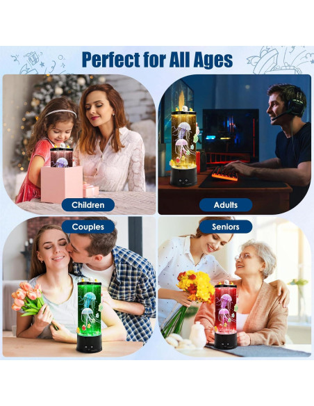 Conjunto Sensorial Muiofang: Panel Montessori + Lámpara Medusas