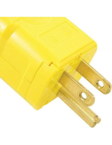 Enchufe Leviton 5256-VY 15A Amarillo Grado Industrial