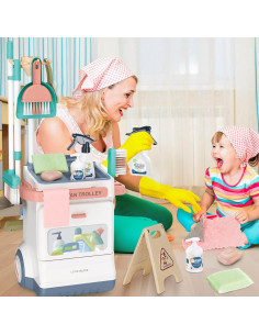 Set de Limpieza para Niños deAO 20 Piezas con Aspiradora 2