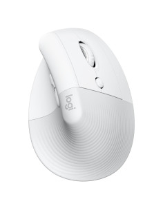 Logitech Lift Ratón Vertical Ergonómico Inalámbrico para Mac - Blanco Off