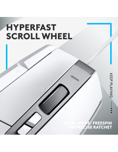 Ratón Gaming Logitech G502 X Con Cable - Interruptores LIGHTFORCE