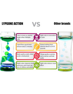 Set de 6 Temporizadores de Burbuja Líquida LYPGONE - Antiestrés 2