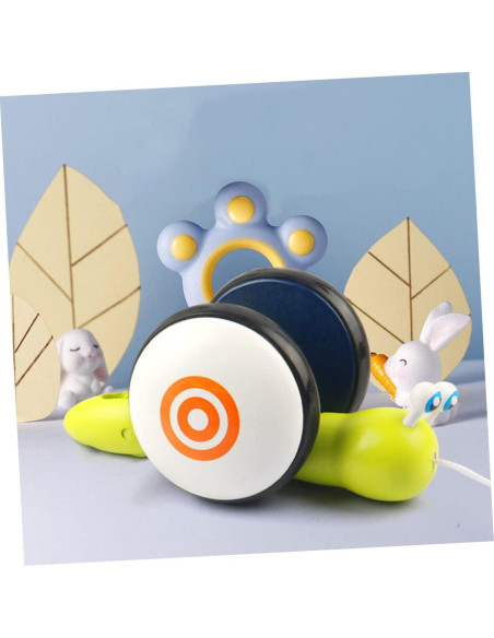 Coche de Arrastre de Madera Milisten Caracol 25x10cm