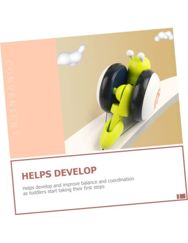 Coche de Arrastre de Madera Milisten Caracol 25x10cm