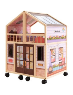 Casa de Muñecas de Madera KidKraft 20548 con 29 Accesorios 2
