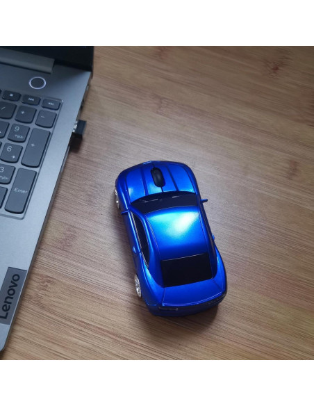 Ratón Inalámbrico BXC Deportivo Azul 2.4GHz para PC y Mac