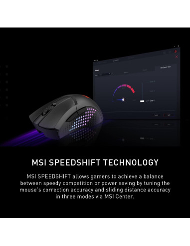 Ratón Gaming Inalámbrico MSI Clutch GM51 26000 DPI RGB