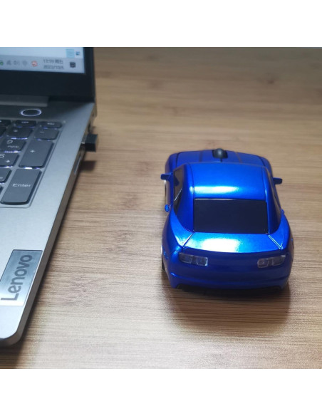 Ratón Inalámbrico BXC Deportivo Azul 2.4GHz para PC y Mac