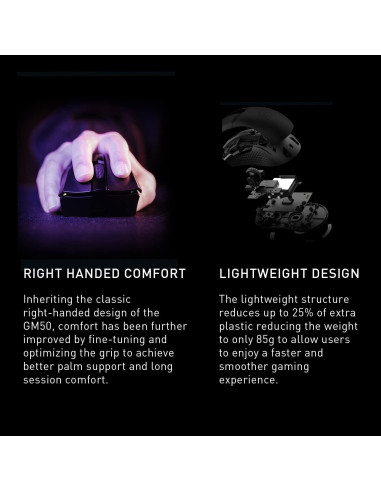 Ratón Gaming Inalámbrico MSI Clutch GM51 26000 DPI RGB