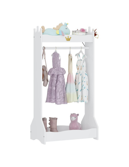Armario Colgante Abierto para Niños UTEX - Almacenamiento Blanco